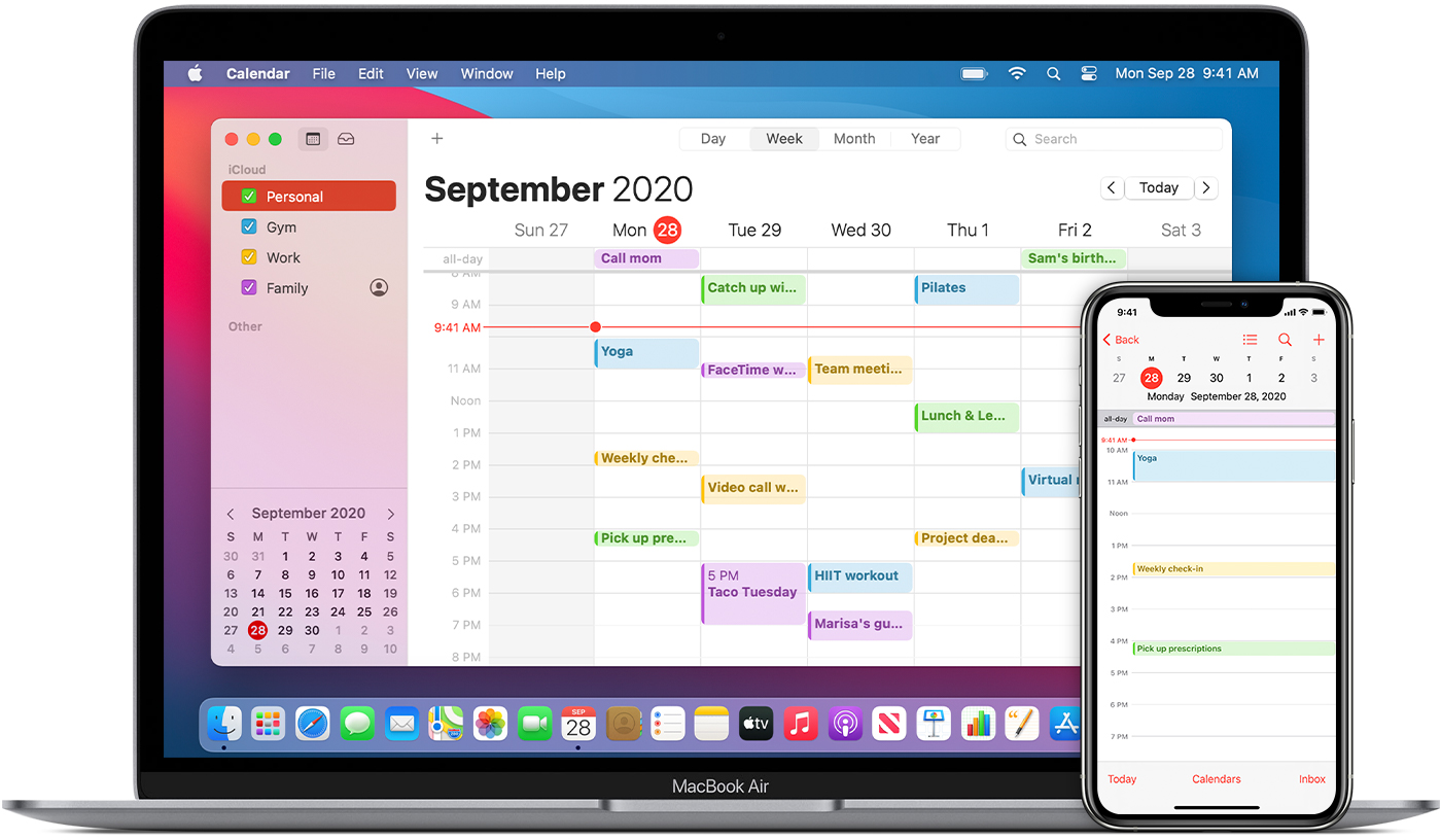 calendar program for mac free